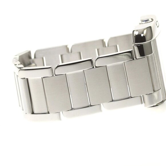 CARTIER Tank Anglaise XL W5310008 Date Silver Dial Automatic Men's Watch_823859 - Picture 7 of 7